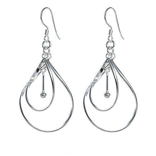 Sterling Silver Dangling Earrings