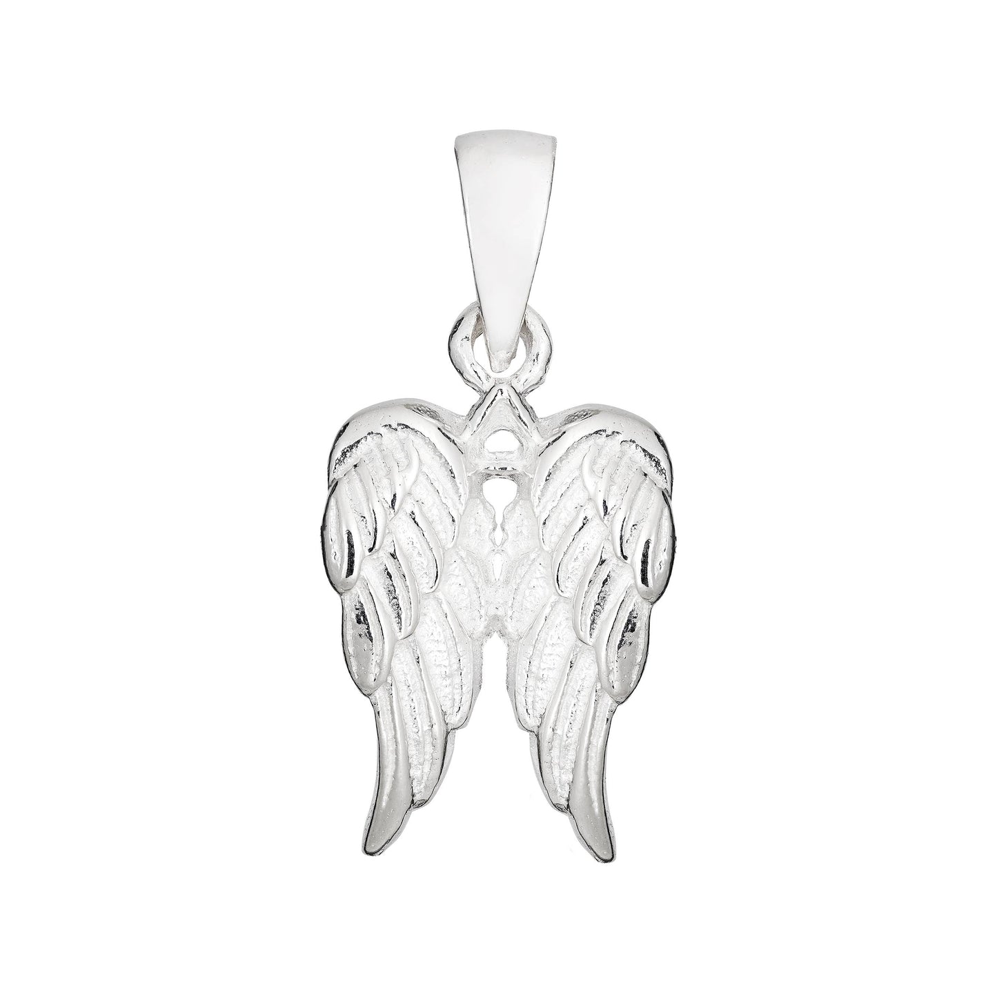 Sterling Silver Double Angel Wing Pendant