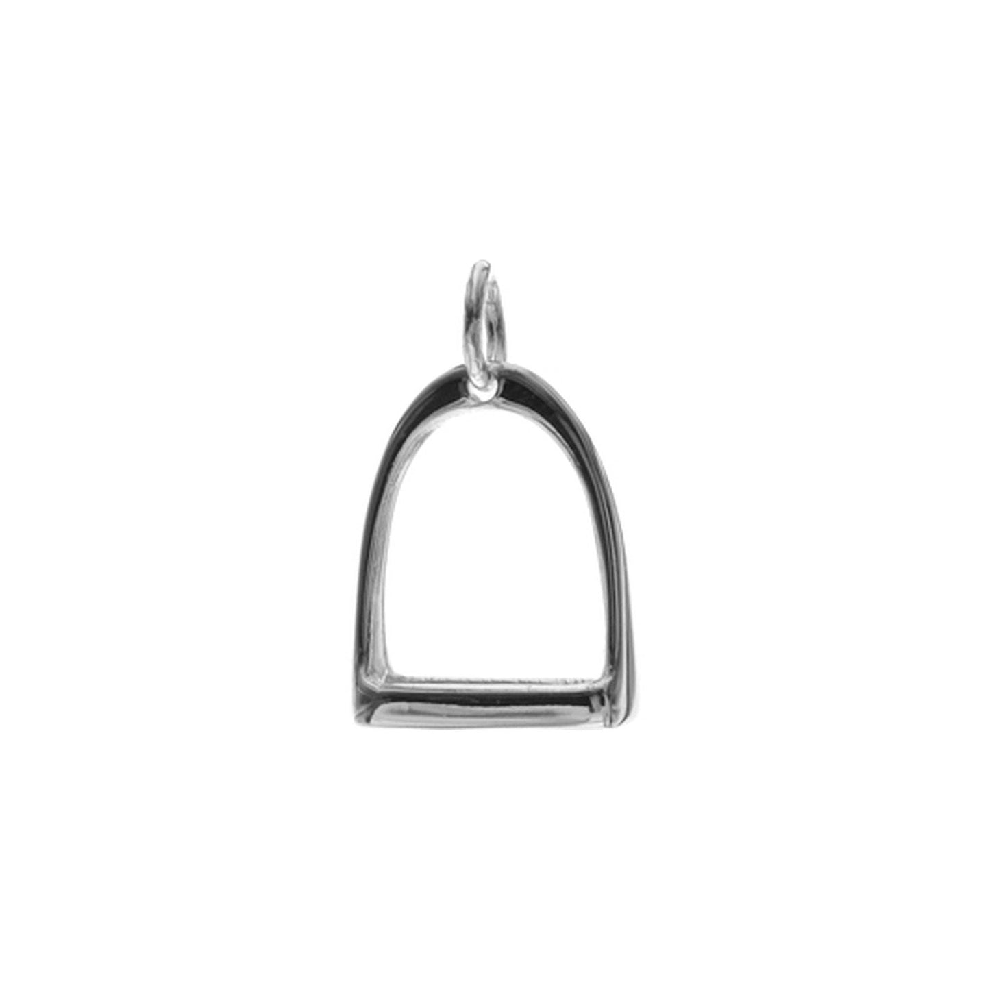 Sterling Silver Cavelli stirrup pendant