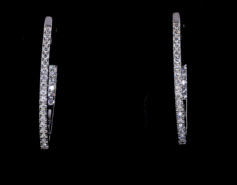 Swinglets V-Line Silver Loops