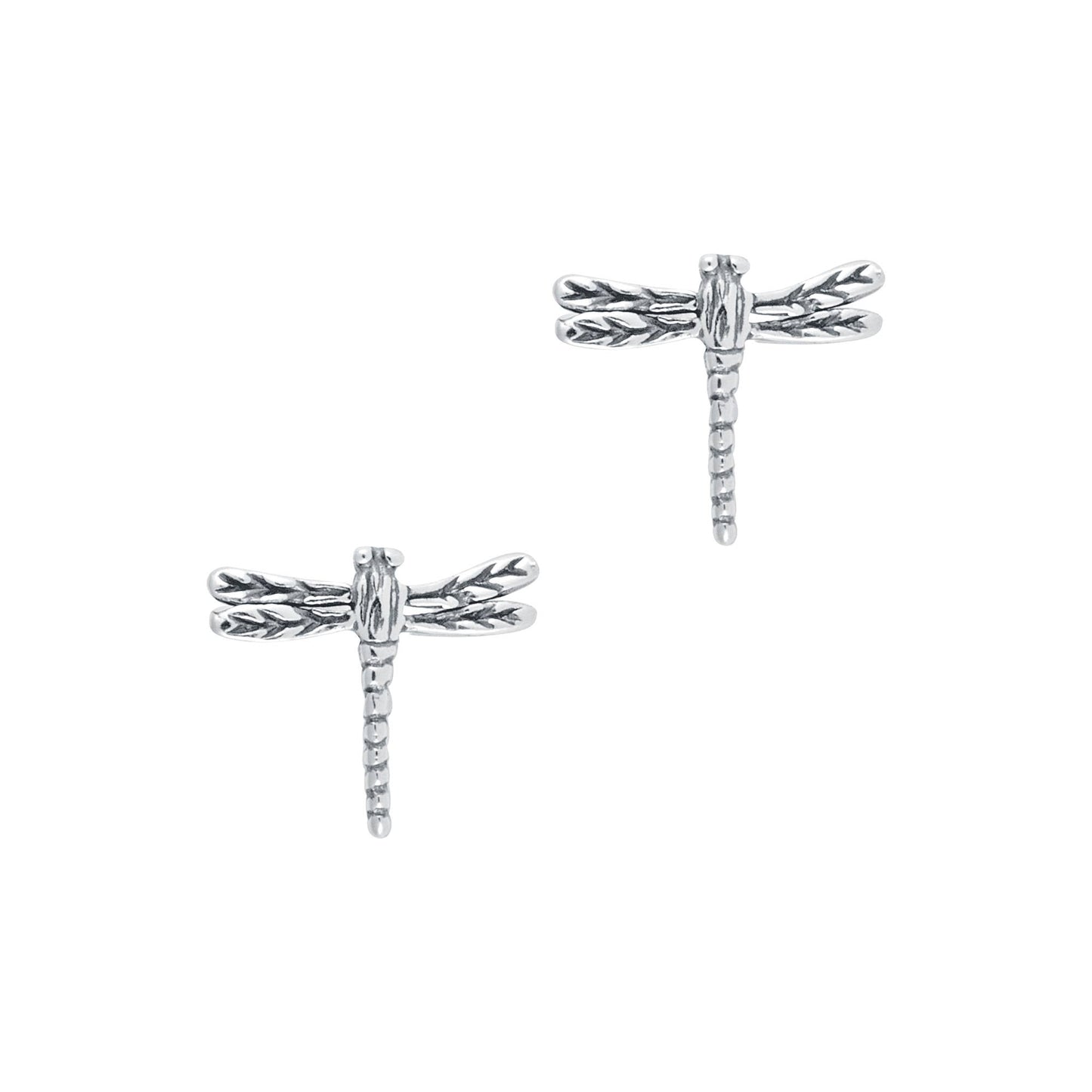 Sterling Silver Dragonfly Studs