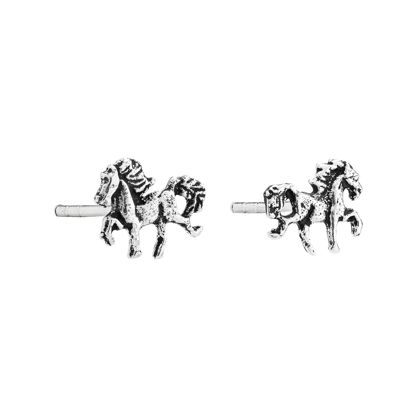 Sterling Silver Horse Studs