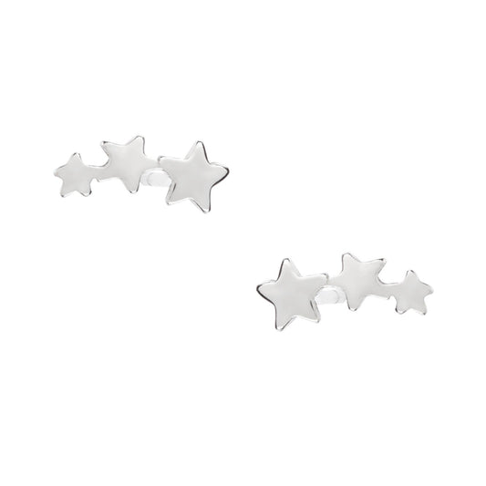 Sterling Silver Shooting Star Studs