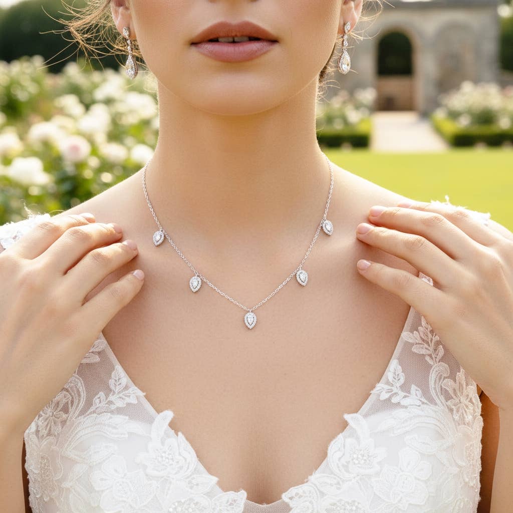Teardrop Bridal Set