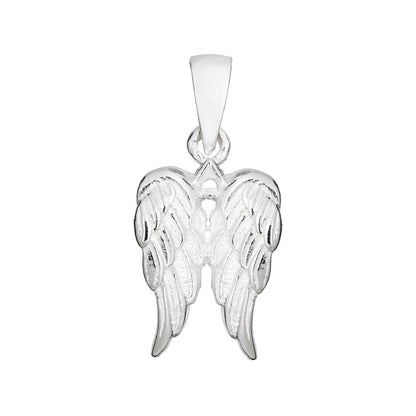 Sterling Silver Double Angel Wing Pendant