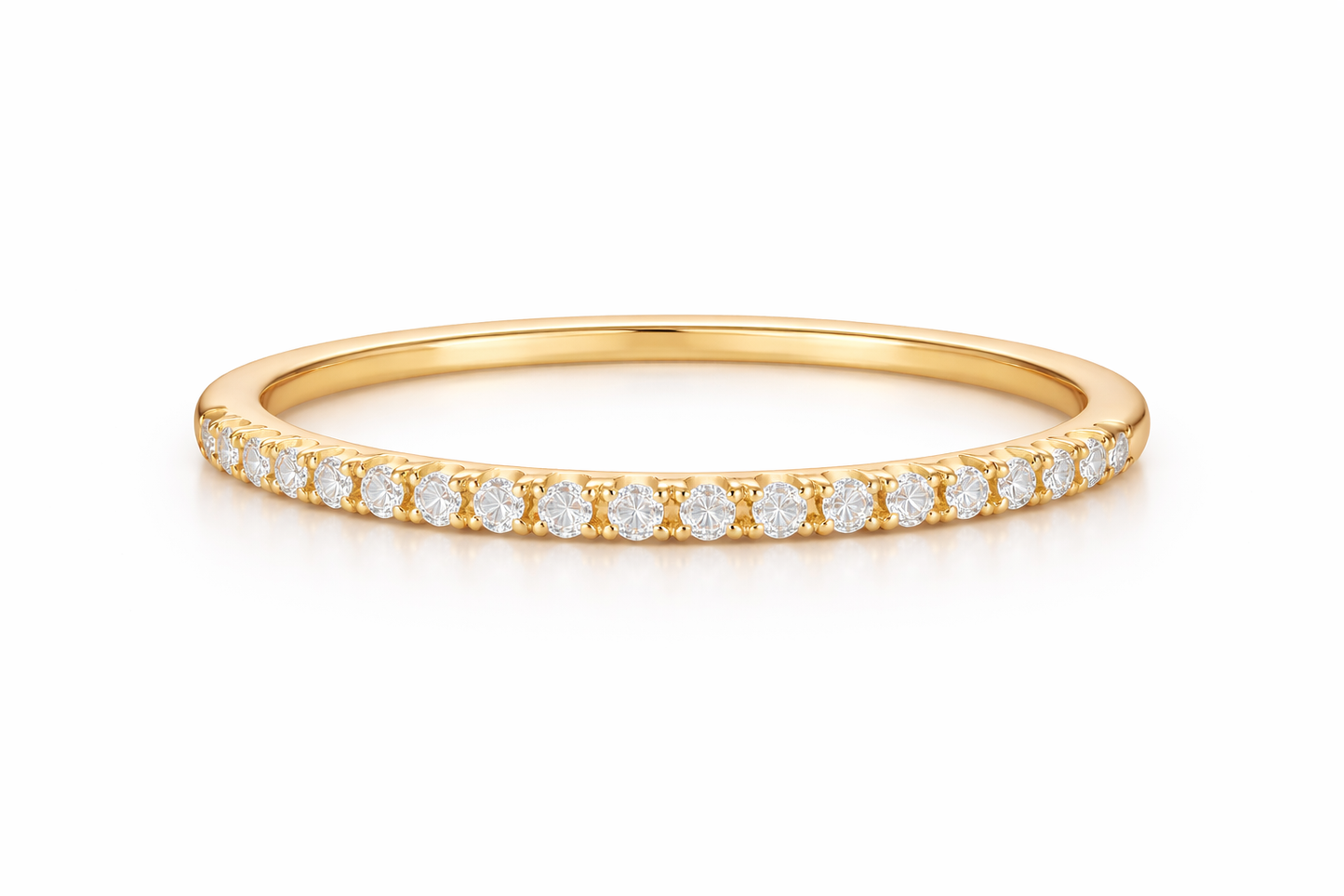 Women's Classic Pave Wedding Band