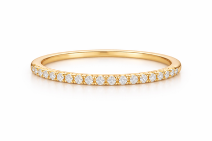 Women's Classic Pave Wedding Band
