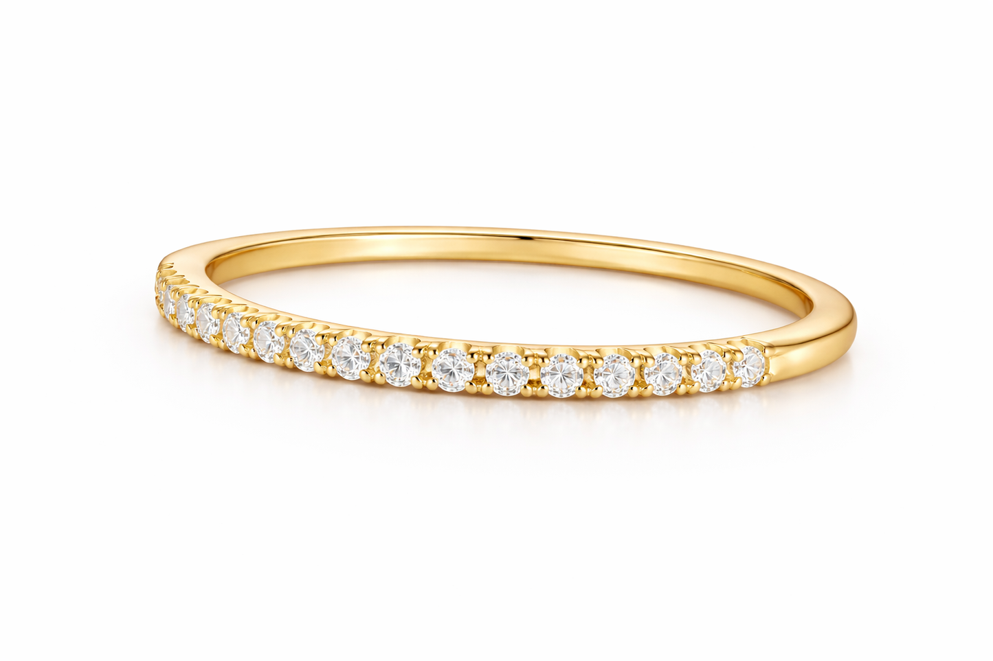 Women's Classic Pave Wedding Band