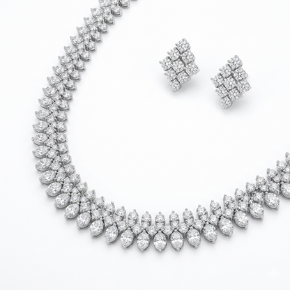 Radiant Cascade Bridal Set