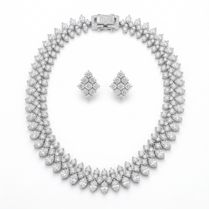 Radiant Cascade Bridal Set