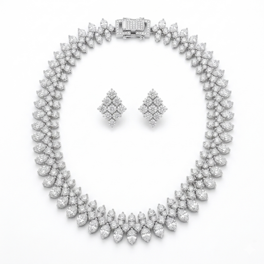 Radiant Cascade Bridal Set