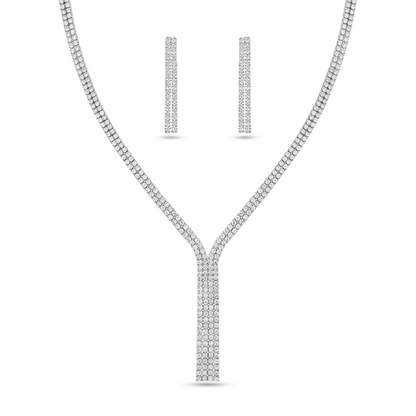 Lumière Drop Diamond Bridal Set