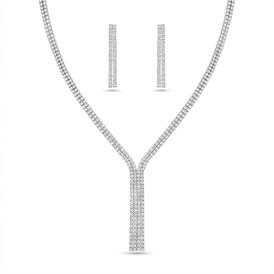 Lumière Drop Diamond Bridal Set