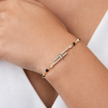 Elegant Double Bar Bracelet