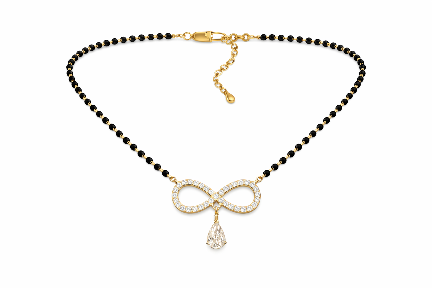 Infinity Teardrop Mangalsutra