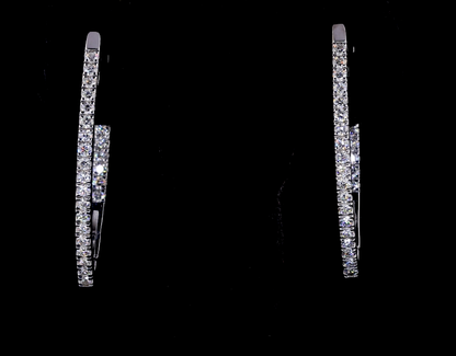 Swinglets V-Line Silver Loops