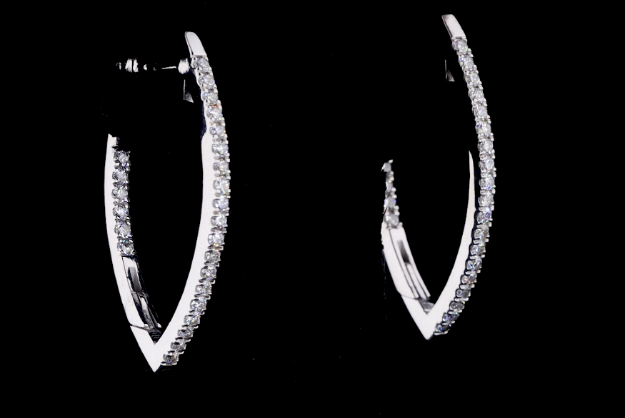 Swinglets V-Line Silver Loops