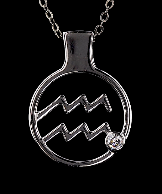 Zodiac Locket- Aquarius