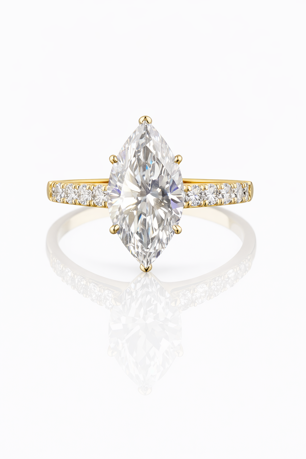 Classic Marquise Solitaire Women Ring