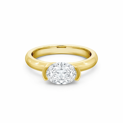 Timeless Oval Solitaire Women Ring