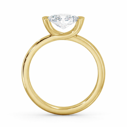 Timeless Oval Solitaire Women Ring