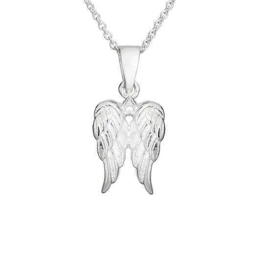 Sterling Silver Double Angel Wing Pendant