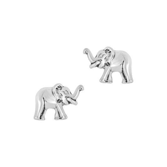 Sterling Silver Elephant Studs