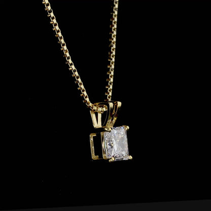 Square Solara Pendant – Yellow Gold