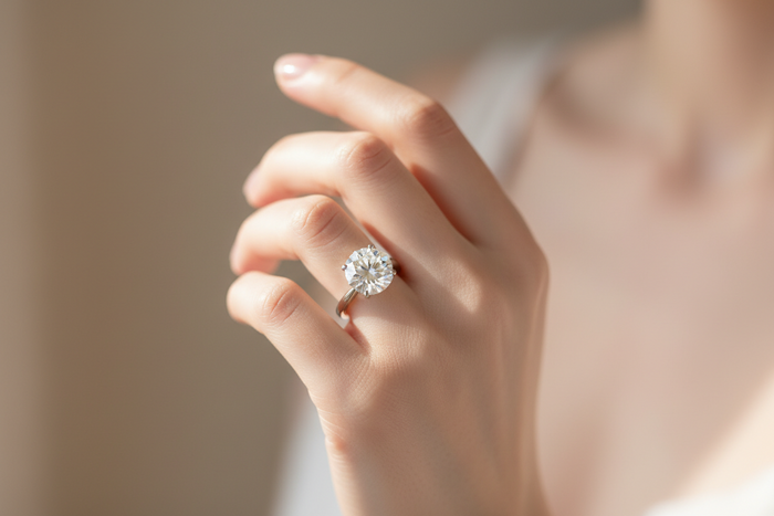 Lab Grown Diamond Rings for Women UK - Solitaire and Halo Rings